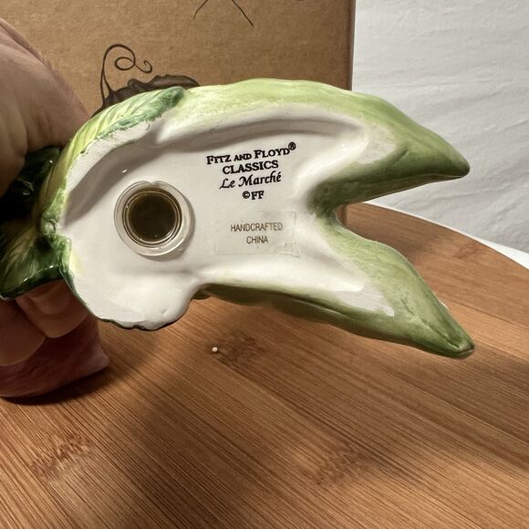 Vintage Fitz and Floyd Le Marche Whimsical Ceramic Salt And Pepper Set! - Picture 5 of 5